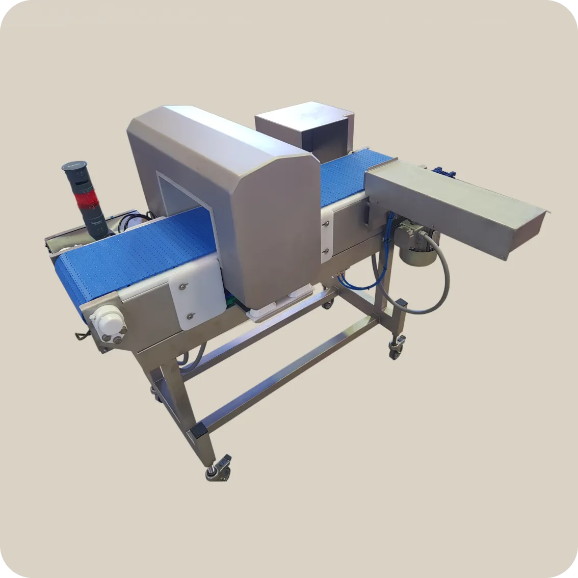 Rendu 3D d'un convoyeur à bande